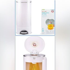 Baby diaper genie with bags and scent blocker included